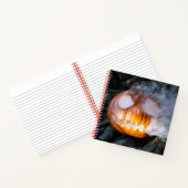 De Jack-o-Lantern-hoofd van de Hoofdloze Ruiter st Notitieboek (Binnen)