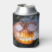 De Jack-o-Lantern-kop van het Hoofdloze Ruiter sta Blikjeskoeler (Blikje Voorkant)