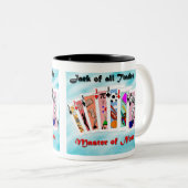 De Jack of all Trades Tweekleurige Koffiemok (Voorkant rechts)