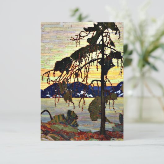 De Jack Pine, Canadees landschapsschilderij (Staand voorkant)