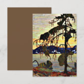 De Jack Pine,  Canadees landschapsschilderij (Voorkant / Achterkant)