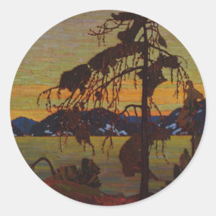 De Jack Pine Ronde Sticker