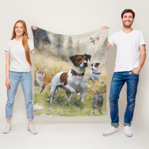 De Jack Russell Terrier, Art Fleece Deken