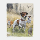 De Jack Russell Terrier, Art Fleece Deken (Voorkant)
