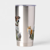 De Jack Russell Terrier, Art Geïsoleerde Drinkbeker (Links)
