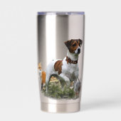 De Jack Russell Terrier, Art Geïsoleerde Drinkbeker (Voorkant)