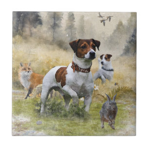 De Jack Russell Terrier, Art Tegeltje