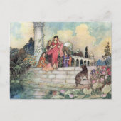 De Jackal en de Betel verlaten Warwick Goble Briefkaart (Voorkant)