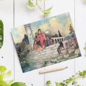 De Jackal en de Betel verlaten Warwick Goble Briefkaart