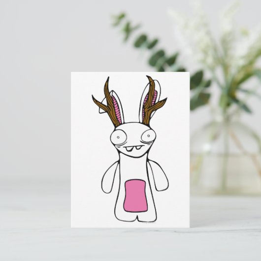 De Jackalope Briefkaart (Staand voorkant)