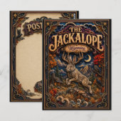 De Jackalope Wyoming Popcut Legends Briefkaart (Voorkant / Achterkant)