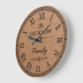 De JACKSON Familie Wandklok  (Hoek)