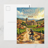 De Jacobsweg Spanje Briefkaart (Voorkant / Achterkant)