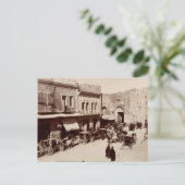 De "Jaffa Gate" in Jeruzalem, Heilige Land Briefkaart (Staand voorkant)