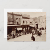 De "Jaffa Gate" in Jeruzalem, Heilige Land Briefkaart (Voorkant / Achterkant)