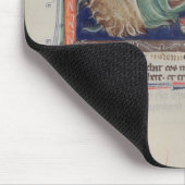 De jagen van de hel slikken de rode draak muismat (Hoek)