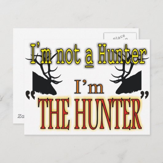 De jager briefkaart (Voorkant / Achterkant)