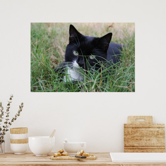 De jager die de rustplaats bezoekt poster (Keuken)