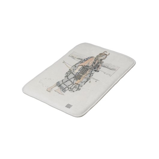 De jager (door Ann Macbeth) Badmat (Gekanteld)