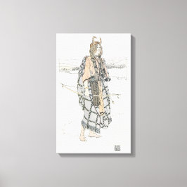 De jager (door Ann Macbeth) Canvas Afdruk