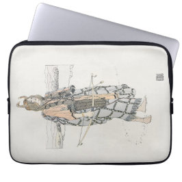 De jager (door Ann Macbeth) Laptop Sleeve