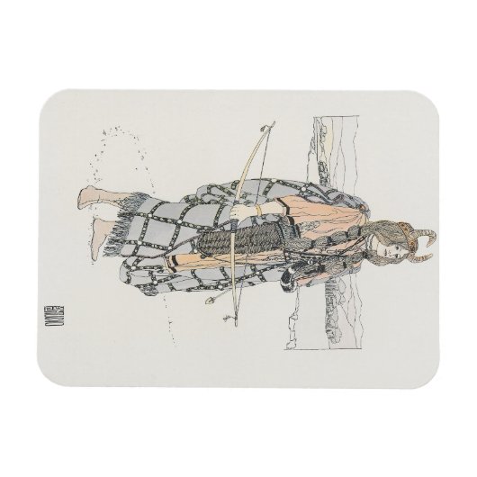 De jager (door Ann Macbeth) Magneet (Horizontaal)