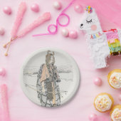 De jager (door Ann Macbeth) Papieren Bordje (Feest)