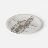 De jager (door Ann Macbeth) Papieren Bordje (Gekanteld)