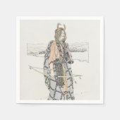 De jager (door Ann Macbeth) Servet (Voorkant)