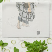 De jager (door Ann Macbeth) Theedoek (Gevouwen)