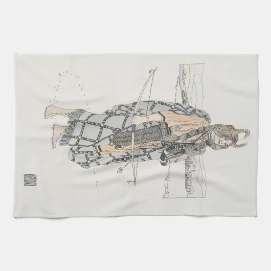 De jager (door Ann Macbeth) Theedoek (Horizontaal)