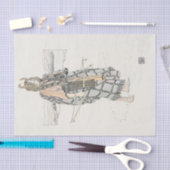 De jager (door Ann Macbeth) Tissuepapier (Craft)