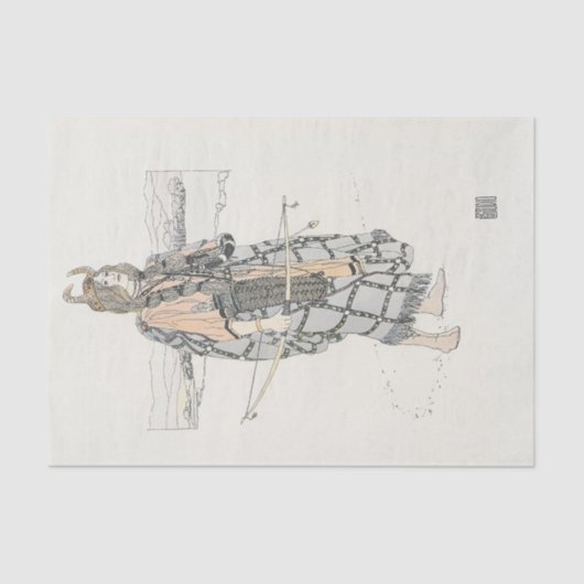 De jager (door Ann Macbeth) Tissuepapier (Voorkant)