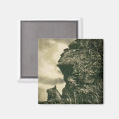 De jager en zijn hond bij Smuggler's Notch, Vermon Magneet (Voorkant / Achterkant)