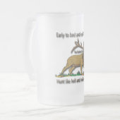 De jagers-code matglas bierpul (Voorkant links)
