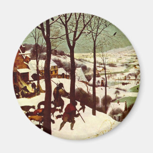 De jagers in de sneeuw - 1565 magneet