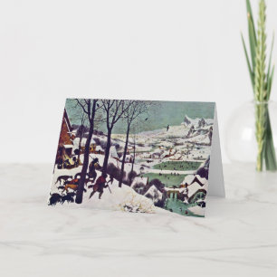 De jagers in de Sneeuw, door Bruegel D. Ä. Pieter Kaart