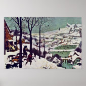 De jagers in de sneeuw, door Bruegel D. Ä. Pieter Poster (Voorkant)