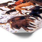 De jagers in de sneeuw door Bruegel de Ouderen Poster (Hoek)