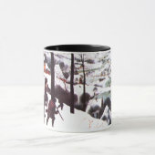 "De jagers in de sneeuw" - Mokken voor fijne kunst (Midden)