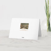 De jagers in de sneeuw Pieter Bruegel Kerst Feestdagen Kaart (Achterkant)