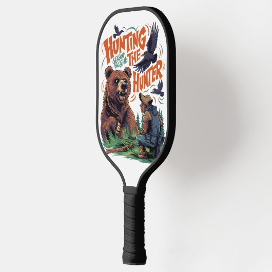 De jagers nederige ontmoeting jacht grappig pickleball paddle (Links)