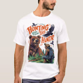 De jagers nederige ontmoeting jacht grappig t-shirt (Voorkant)