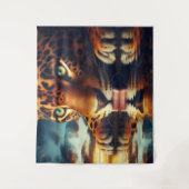 De jagers reflectie wandkleed (Voorkant)