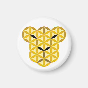 de jaguar cub of Life - Sacred Animal - 01 . Magneet