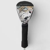 De Jaguar ~ gekleurd Golfheadcover (Voorkant)