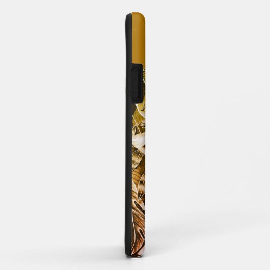 De Jaguar (goud/rood) Case-Mate iPhone Case (Achterkant/rechts)