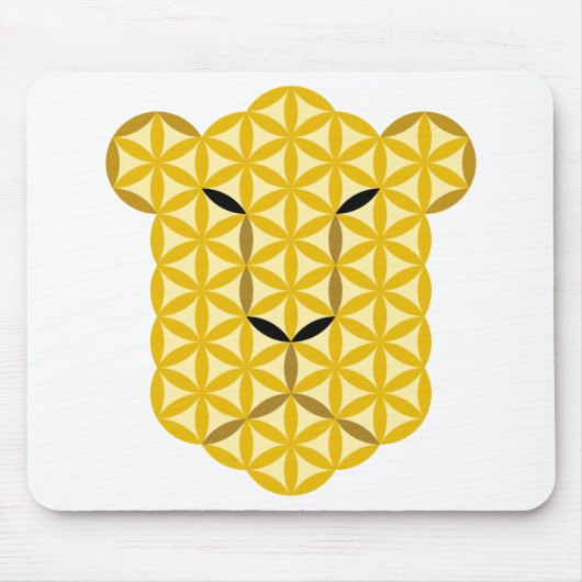 de jaguar of Life - Sacred Animals . Muismat (Voorkant)