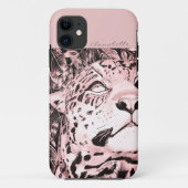 De Jaguar (roze) Case-Mate iPhone Case (Achterkant)