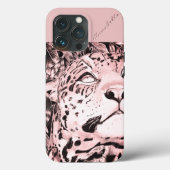 De Jaguar (roze) Case-Mate iPhone Case (Achterkant)